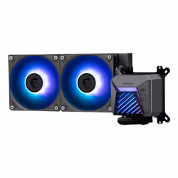 MSI MAG CORELIQUID A15 240 système de refroidissement d’ordinateur Carte-mère, Processeur Refroidisseur de liquide tout-en-un 12 cm Noir 1 pièce