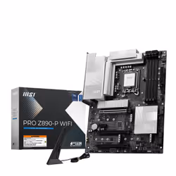 MSI PRO Z890-P WIFI, Intel, LGA 1851 (Socket V1), Intel Core Ultra (Series 2), LGA 1851, 256 Go, DDR5-SDRAM