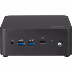 MSI Cubi NUC 1MG-001EU PC/poste de travail Intel Core 7 150U 16 Go DDR5-SDRAM 1 To SSD Windows 11 Pro Mini PC Noir - Vue supplémentaire 8