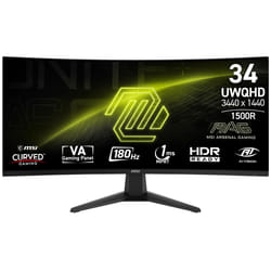 MSI MAG 346CQ écran plat de PC 86,4 cm (34") 3440 x 1440 pixels UltraWide Dual Quad HD LCD Noir