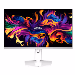 MSI MPG 321URXW QD-OLED écran plat de PC 80 cm (31.5") 4K Ultra HD Blanc - Vue supplémentaire 4
