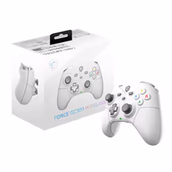 MSI FORCE GC300 WIRELESS WHITE accessoire de jeux vidéo Blanc USB 2.0 Manette de jeu Analogique PC - Vue supplémentaire 5