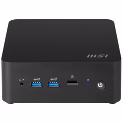 MSI Cubi NUC 13MQG-210BEU, 0.84L sized PC, Mini PC type barebone, Intel SoC, Ethernet/LAN, Wi-Fi 6E (802.11ax), 120 W