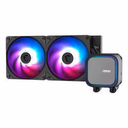 MSI MAG CORELIQUID A13 240, Refroidisseur de liquide tout-en-un, 12 cm, Noir
