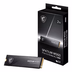 MSI SPATIUM M560 PCIE 5.0 NVME M.2 1 TB disque SSD 1 To PCI Express 5.0 3D NAND - Vue supplémentaire 5