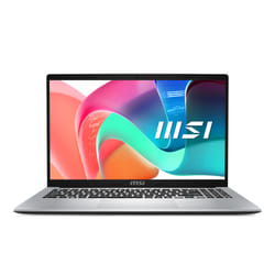 MSI Modern 15 F13MG-236XES laptop Intel® Core™ i7 i7-1355U Ordinateur portable 39,6 cm (15.6") Full HD 16 Go DDR4-SDRAM 512 Go SSD Wi-Fi 6E (802.11ax) DOS gratuit Argent