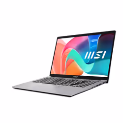 MSI Modern 15 F13MG-236XES laptop Intel® Core™ i7 i7-1355U Ordinateur portable 39,6 cm (15.6") Full HD 16 Go DDR4-SDRAM 512 Go SSD Wi-Fi 6E (802.11ax) DOS gratuit Argent