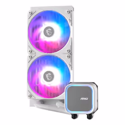 MSI MAG CORELIQUID A13 240 WHITE système de refroidissement d’ordinateur Carte-mère, Processeur Refroidisseur de liquide tout-en-un 12 cm Blanc 1 pièce(s)
