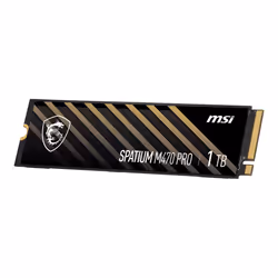 MSI SPATIUM M470 PRO PCIe 4.0 NVMe M.2 1TB disque SSD 1 To PCI Express 4.0 3D NAND