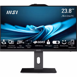 MSI Pro AP242P, 60,5 cm (23.8"), Full HD, Intel® Core™ i7, 0 Go, 0 Go, Noir