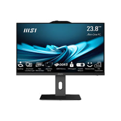 MSI Pro AP242P Intel® Core™ i3 i3-14100 60,5 cm (23.8") 1920 x 1080 pixels PC All-in-One SSD Wi-Fi 6E (802.11ax) Noir