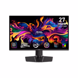 MSI MAG 271QP QD-OLED X24, 67,3 cm (26.5"), 2560 x 1440 pixels, Wide Quad HD, QD-OLED, 0,03 ms, Noir