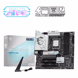 MSI B860M GAMING PLUS WIFI, Intel, LGA 1851 (Socket V1), Intel Core Ultra (Series 2), LGA 1851, 256 Go, DDR5-SDRAM