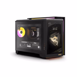MSI MEG Vision X AI 2NVV7-004EU Intel Core Ultra 7 265K 64 Go DDR5-SDRAM 2 To SSD NVIDIA GeForce RTX 5080 Windows 11 Home Bureau PC Noir - Vue supplémentaire 3