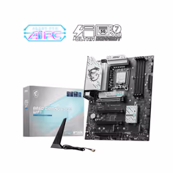 MSI B860 GAMING PLUS WIFI, Intel, LGA 1851 (Socket V1), Intel Core Ultra (Series 2), LGA 1851, 256 Go, DDR5-SDRAM