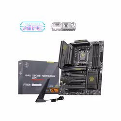 MSI MAG X870E TOMAHAWK WIFI, AMD, Emplacement AM5, AMD Ryzen 7000 Series, AMD Ryzen 8000 Series, AMD Ryzen 9000 Series, Empla ...
