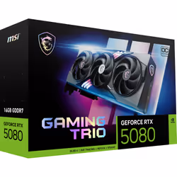 MSI GAMING GEFORCE RTX 5080 16G TRIO OC carte graphique NVIDIA 16 Go GDDR7 - Vue supplémentaire 7