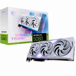 MSI GAMING GEFORCE RTX 5080 16G TRIO OC WHITE