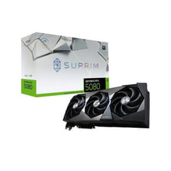 MSI GeForce RTX 5080 SUPRIM OC 16GB GDDR7 Reflex 2 RTX AI DLSS4