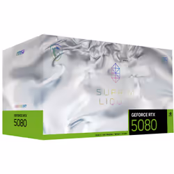 MSI SUPRIM GEFORCE RTX 5080 16G LIQUID SOC carte graphique NVIDIA 16Go GDDR7