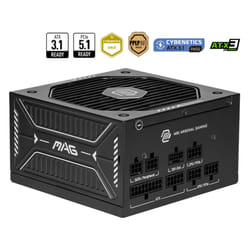 MSI MAG A750GLS PCIE5 unité d'alimentation d'énergie 750 W 24-pin ATX ATX Noir