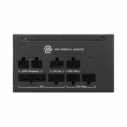MSI MAG A750GLS PCIE5 unité d'alimentation d'énergie 750 W 24-pin ATX ATX Noir