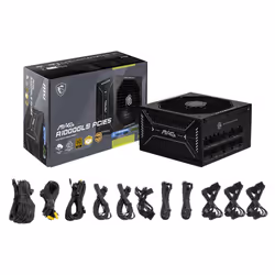 MSI MAG A850GLS PCIE5 unité d'alimentation d'énergie 1000 W 24-pin ATX ATX Noir - Vue supplémentaire 5