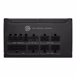 MSI MAG A850GLS PCIE5 unité d'alimentation d'énergie 850 W 24-pin ATX ATX Noir