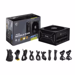 MSI MAG A850GLS PCIE5 unité d'alimentation d'énergie 850 W 24-pin ATX ATX Noir - Vue supplémentaire 5