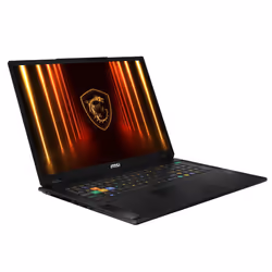 MSI Stealth 18 HX AI A2XWJG-010FR Intel Core Ultra 9 275HX Ordinateur portable 45,7 cm (18") UHD+ 64 Go DDR5-SDRAM 2 To SSD NVIDIA GeForce RTX 5090 Wi-Fi 7 (802.11be) Windows 11 Pro Noir
