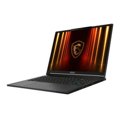 MSI Stealth A16 AI+ A3XWIG-009FR AMD Ryzen AI 9 HX 370 Ordinateur portable 40,6 cm (16") Quad HD+ 32 Go LPDDR5x-SDRAM 2 To SSD NVIDIA GeForce RTX 5080 Wi-Fi 7 (802.11be) Windows 11 Pro Noir