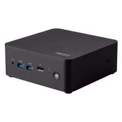 MSI CUBI NUC 1MG-237BEU barebone PC/ poste de travail 0.84L sized PC Noir 150U Intel SoC - Vue supplémentaire 4