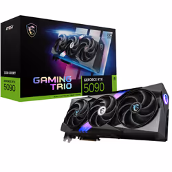 MSI GAMING GeForce RTX5090 TRIO OC 32GB, GeForce RTX 5090, 32 Go, GDDR7, 512 bit, 7680 x 4320 pixels, PCI Express x16 5.0