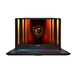 MSI Katana 17 HX B14WGK-013FR Intel® Core™ i7 i7-14650HX Ordinateur portable 43,9 cm (17.3") Full HD 16 Go DDR5-SDRAM 1 To SSD NVIDIA GeForce RTX 5070 Wi-Fi 6E (802.11ax) Windows 11 Home Noir