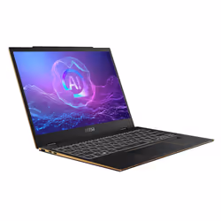 MSI Summit 13 AI Evo A2HMTG-076FR Intel Core Ultra 7 255H Hybride (2-en-1) 13.3" PC portable Écran tactile Full HD+ 32Go RAM 1To SSD Wi-Fi 7 Win11 Français Noir - Vue supplémentaire 3
