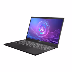 MSI Modern 15 H AI C2HMG-248FR, Intel Core Ultra 7, 39,6 cm (15.6"), 1920 x 1080 pixels, 16 Go, 512 Go, Windows 11 Pro
