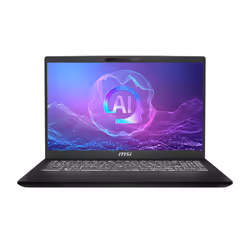 MSI Modern 15 H AI C2HMG-248FR Intel Core Ultra 7 255H Ordinateur portable 39,6 cm (15.6") Full HD 16 Go DDR5-SDRAM 512 Go SSD Wi-Fi 6E (802.11ax) Windows 11 Pro Noir