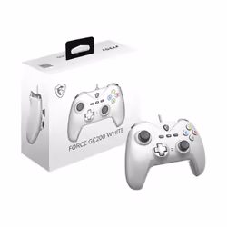 MSI FORCE GC200 WHITE accessoire de jeux vidéo Blanc USB Manette de jeu Analogique/Numérique Android, PC - Vue supplémentaire 5