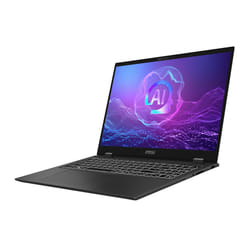 MSI Prestige 16 AI Evo B2HMG-095FR Intel Core Ultra 9 285H Ordinateur portable 40,6 cm (16") UHD+ 32 Go LPDDR5x-SDRAM 1 To SSD Wi-Fi 7 (802.11be) Windows 11 Home Gris