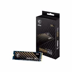 MSI Spatium M450 PCIe 4.0 NVMe M.2 500GB V1, 500 Go, M.2, 3000 Mo/s