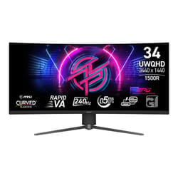 MSI MPG 346CQRFDE X24 écran plat de PC 86,4 cm (34") 3444 x 1440 pixels UltraWide Quad HD LED Noir
