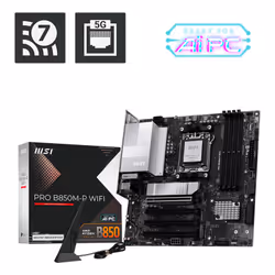 MSI 911-7E71-001, AMD, Emplacement AM5, AMD Ryzen 7000 Series, AMD Ryzen 8000 Series, AMD Ryzen 9000 Series, Emplacement AM5, ...