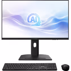 MSI Modern AM273QP AI 1UM-233FR Intel Core Ultra 7 155H 68,6 cm (27") 2560 x 1440 pixels PC All-in-One 32 Go DDR5-SDRAM 1 To SSD Windows 11 Pro Wi-Fi 6E (802.11ax) Noir - Vue supplémentaire 4