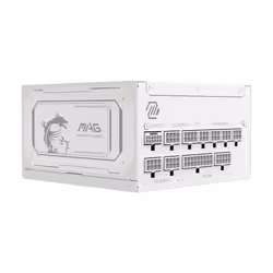 MSI MAG A1000GL PCIE5 WHITE unité d'alimentation d'énergie 1000 W 24-pin ATX ATX Blanc - Vue supplémentaire 6