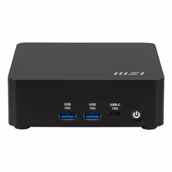 MSI Cubi NUC AI 1UMG i7 155H BB, Cube, Mini PC type barebone, BGA 2049, DDR5-SDRAM, PCI Express, 120 W