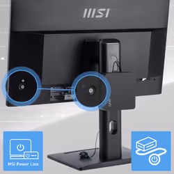 MSI Cubi NUC AI 1UMG i5 125H FS 16 GB 500GB W11P Intel Core Ultra 5 16 Go DDR5-SDRAM 512 Go SSD Windows 11 Pro Mini PC Noir - Vue supplémentaire 6