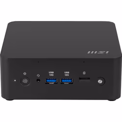 MSI Cubi NUC AI+ 2MG i7 258V FS 32GB 1TB W11PP Intel Core Ultra 7 32 Go LPDDR5x-SDRAM 1 To SSD Windows 11 Pro Mini PC Noir