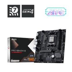 MSI PRO B840M-B carte mère AMD B840 Emplacement AM5 micro ATX