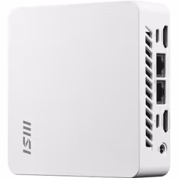MSI Cubi NUC AI 1UMG-063EU PC/poste de travail Intel Core Ultra 5 125H 16 Go DDR5-SDRAM 512 Go SSD Windows 11 Home Mini PC Blanc - Vue supplémentaire 2