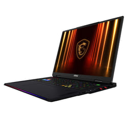 MSI Raider A18 HX A9WJG-258FR AMD Ryzen 9 9955HX3D PC portable 18" UHD+ 64Go RAM 2To SSD NVIDIA GeForce RTX 5090 Wi-Fi 7 Win11 Noir